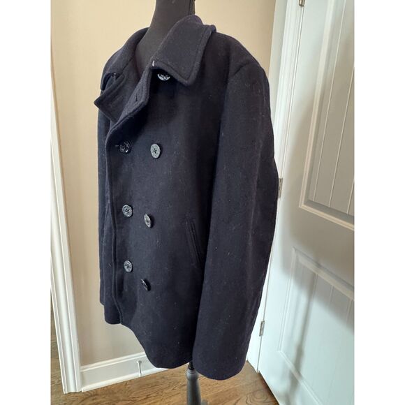 🧥 J.Crew NWOT Men’s Wool Bayswater Peacoat • Nautical Inspired • Size XL ⚓✨ - Picture 3 of 9